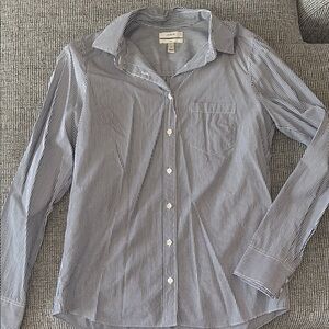 J. Crew Blue Striped Shirt